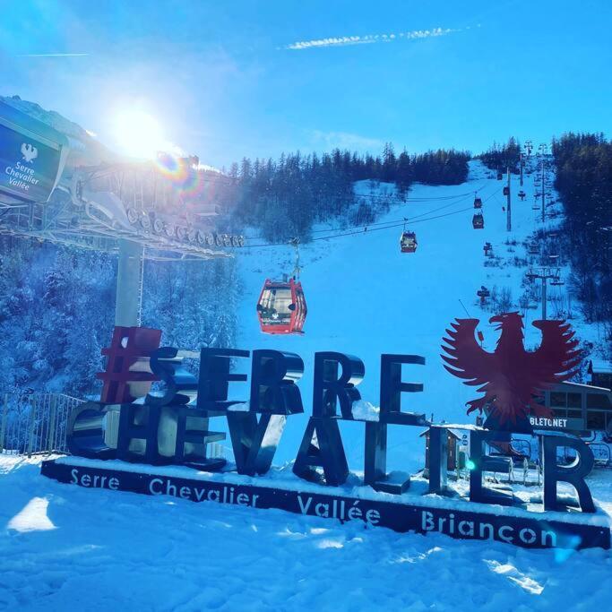 Appartement 4 Pers Grande Terrasse Vue Pistes Ski Saint-Chaffrey Zewnętrze zdjęcie
