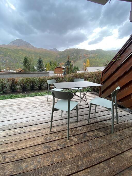 Appartement 4 Pers Grande Terrasse Vue Pistes Ski Saint-Chaffrey Zewnętrze zdjęcie