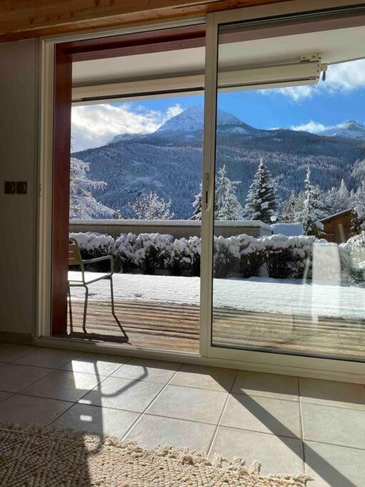 Appartement 4 Pers Grande Terrasse Vue Pistes Ski Saint-Chaffrey Zewnętrze zdjęcie